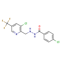 4-chloro-N'-{[3-chloro-5-(trifluoromethyl)pyridin-2-yl]methyl}benzohydrazide