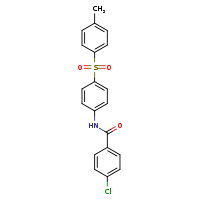 4-chloro-N-[4-(4-methylbenzenesulfonyl)phenyl]benzamide