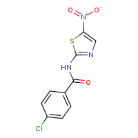 4-chloro-N-(5-nitro-1,3-thiazol-2-yl)benzamide