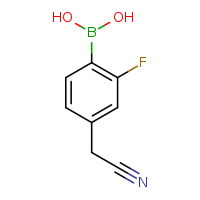 4-(cyanomethyl)-2-fluorophenylboronic acid