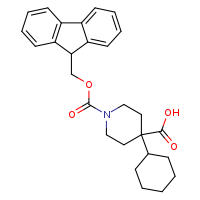 4-cyclohexyl-1-[(9H-fluoren-9-ylmethoxy)carbonyl]piperidine-4-carboxylic acid