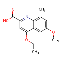4-ethoxy-6-methoxy-8-methylquinoline-2-carboxylic acid