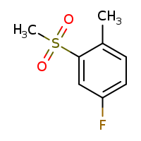 4-fluoro-2-methanesulfonyl-1-methylbenzene