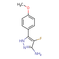 4-fluoro-5-(4-methoxyphenyl)-1H-pyrazol-3-amine