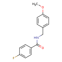 4-fluoro-N-[(4-methoxyphenyl)methyl]benzamide
