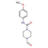 4-formyl-N-(4-methoxyphenyl)piperazine-1-carboxamide