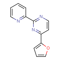 4-(furan-2-yl)-2-(pyridin-2-yl)pyrimidine