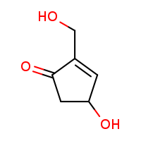 4-hydroxy-2-(hydroxymethyl)cyclopent-2-en-1-one