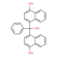 4-[hydroxy(4-hydroxynaphthalen-1-yl)phenylmethyl]naphthalen-1-ol