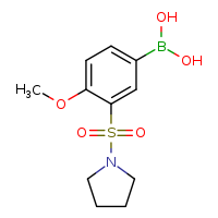 4-methoxy-3-(pyrrolidine-1-sulfonyl)phenylboronic acid
