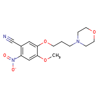 4-methoxy-5-[3-(morpholin-4-yl)propoxy]-2-nitrobenzonitrile