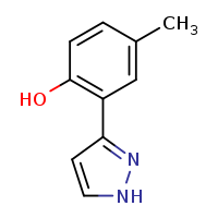 4-methyl-2-(1H-pyrazol-3-yl)phenol