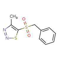 4-methyl-5-phenylmethanesulfonyl-1,2,3-thiadiazole