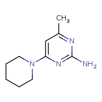 4-methyl-6-(piperidin-1-yl)pyrimidin-2-amine