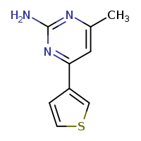 4-methyl-6-(thiophen-3-yl)pyrimidin-2-amine