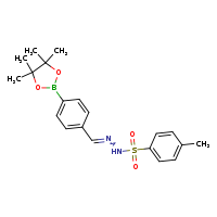 4-methyl-N'-{[4-(4,4,5,5-tetramethyl-1,3,2-dioxaborolan-2-yl)phenyl]methylidene}benzenesulfonohydrazide