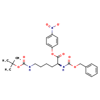 4-nitrophenyl (2S)-2-{[(benzyloxy)carbonyl]amino}-6-[(tert-butoxycarbonyl)amino]hexanoate