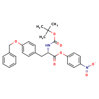 4-nitrophenyl (2S)-3-[4-(benzyloxy)phenyl]-2-[(tert-butoxycarbonyl)amino]propanoate