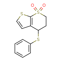 4-(phenylsulfanyl)-2H,3H,4H-1??-thieno[2,3-b]thiopyran-1,1-dione