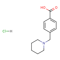 4-(piperidin-1-ylmethyl)benzoic acid hydrochloride
