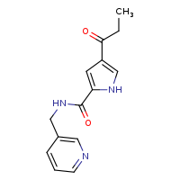 4-propanoyl-N-(pyridin-3-ylmethyl)-1H-pyrrole-2-carboxamide