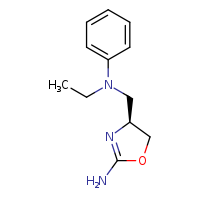 (4S)-4-{[ethyl(phenyl)amino]methyl}-4,5-dihydro-1,3-oxazol-2-amine