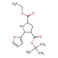 4-tert-butyl 2-ethyl 5-(furan-2-yl)pyrrolidine-2,4-dicarboxylate