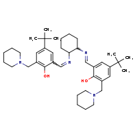 4-tert-butyl-2-({[2-({[5-tert-butyl-2-hydroxy-3-(piperidin-1-ylmethyl)phenyl]methylidene}amino)cyclohexyl]imino}methyl)-6-(piperidin-1-ylmethyl)phenol