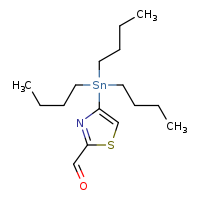 4-(tributylstannyl)-1,3-thiazole-2-carbaldehyde
