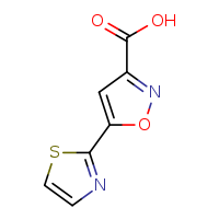 5-(1,3-thiazol-2-yl)-1,2-oxazole-3-carboxylic acid