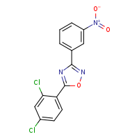 5-(2,4-dichlorophenyl)-3-(3-nitrophenyl)-1,2,4-oxadiazole