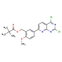 (5-{2,4-dichloropyrido[2,3-d]pyrimidin-7-yl}-2-methoxyphenyl)methyl 2,2-dimethylpropanoate