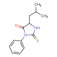 5-(2-methylpropyl)-3-phenyl-2-sulfanylideneimidazolidin-4-one