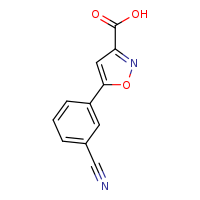 5-(3-cyanophenyl)-1,2-oxazole-3-carboxylic acid