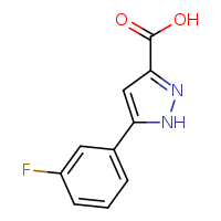 5-(3-fluorophenyl)-1H-pyrazole-3-carboxylic acid