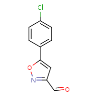 5-(4-chlorophenyl)-1,2-oxazole-3-carbaldehyde