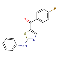 5-(4-fluorobenzoyl)-N-phenyl-1,3-thiazol-2-amine