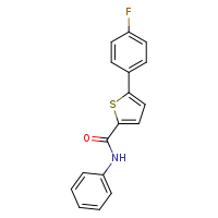 5-(4-fluorophenyl)-N-phenylthiophene-2-carboxamide