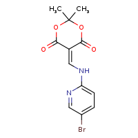 5-{[(5-bromopyridin-2-yl)amino]methylidene}-2,2-dimethyl-1,3-dioxane-4,6-dione