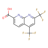 5,7-bis(trifluoromethyl)-1,8-naphthyridine-2-carboxylic acid