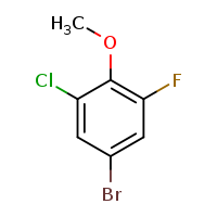 5-bromo-1-chloro-3-fluoro-2-methoxybenzene