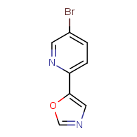 5-bromo-2-(1,3-oxazol-5-yl)pyridine