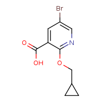 5-bromo-2-(cyclopropylmethoxy)pyridine-3-carboxylic acid