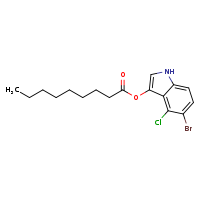 5-bromo-4-chloro-1H-indol-3-yl nonanoate