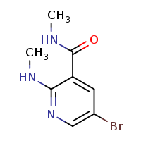 5-bromo-N-methyl-2-(methylamino)pyridine-3-carboxamide