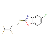 5-chloro-2-[(3,4,4-trifluorobut-3-en-1-yl)sulfanyl]-1,3-benzoxazole