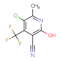 5-chloro-2-hydroxy-6-methyl-4-(trifluoromethyl)pyridine-3-carbonitrile