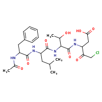 5-chloro-3-{2-[2-(2-acetamido-3-phenylpropanamido)-4-methylpentanamido]-3-hydroxybutanamido}-4-oxopentanoic acid