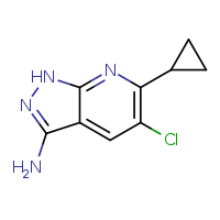 5-chloro-6-cyclopropyl-1H-pyrazolo[3,4-b]pyridin-3-amine