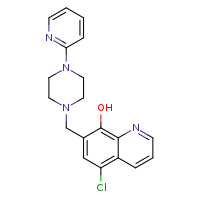 5-chloro-7-{[4-(pyridin-2-yl)piperazin-1-yl]methyl}quinolin-8-ol